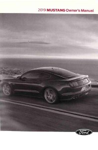 2019 Ford Mustang Owner's Manual