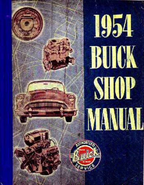 1954 Buick All Models Factory Shop Service Manual