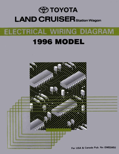 1996 Toyota Land Cruiser Wiring Diagrams Manual