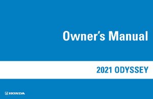 2021 Honda Odyssey Owner's Manual