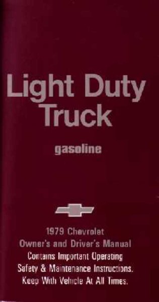 1979 Chevrolet C/K 10, C/K 20, C/K 30 Owner's Manual