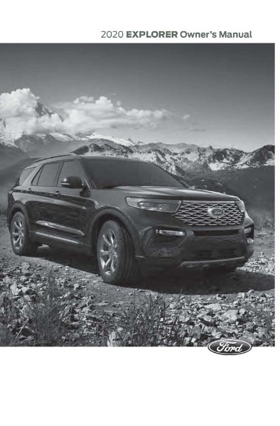 2020 Ford Explorer Owner's Manual