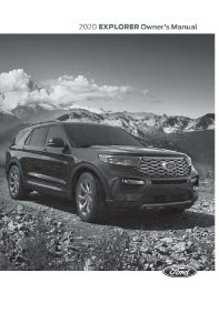 2020 Ford Explorer Owner's Manual