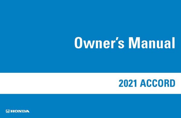 2021 Honda Accord Sedan Owner's Manual