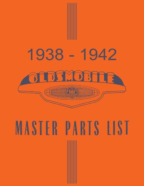 1938–1942 Oldsmobile All Models Parts Book