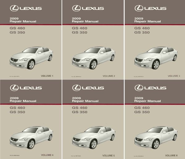 2009 Lexus GS 460, GS 350 Factory Shop Service Manual