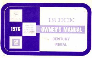 1976 Buick Century, Regal Owner's Manual