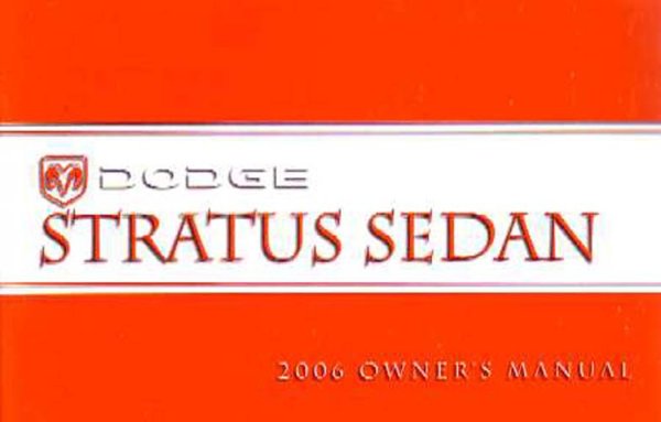 2006 Dodge Stratus Sedan Owner's Manual
