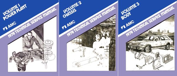 1978 AMC All Models Factory Shop Service Manual