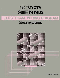 2003 Toyota Sienna Wiring Diagrams Manual