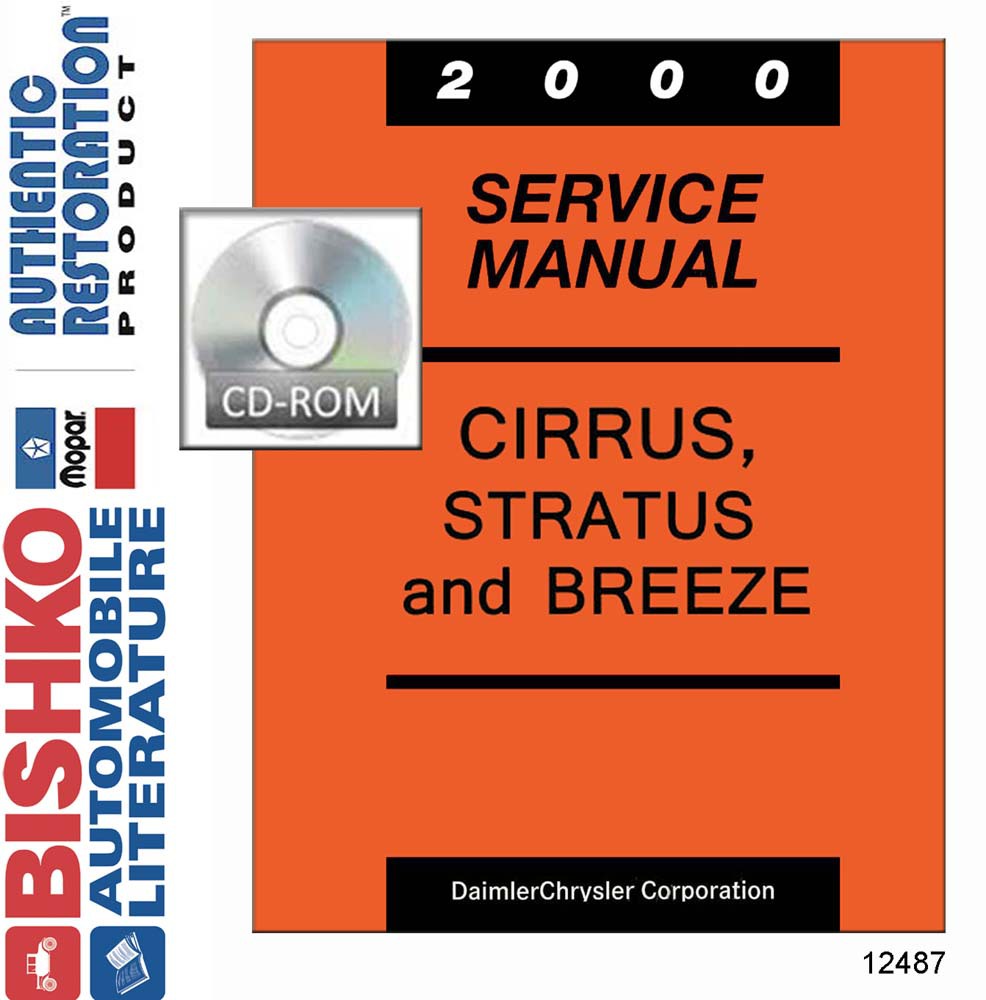 2000 Chrysler Cirrus, Stratus, Breeze Factory Shop Service Manual