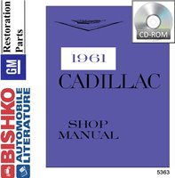 1961 CADILLAC Body, Chassis & Electrical Service Manual sample image