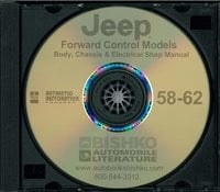 1958-62 JEEP FORWARD CONTROL Models Body, Chassis & Electrical Service Manual