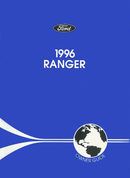 1996 Ford Ranger Owner's Manual