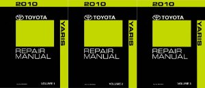 2010 Toyota Yaris Factory Shop Service Manual