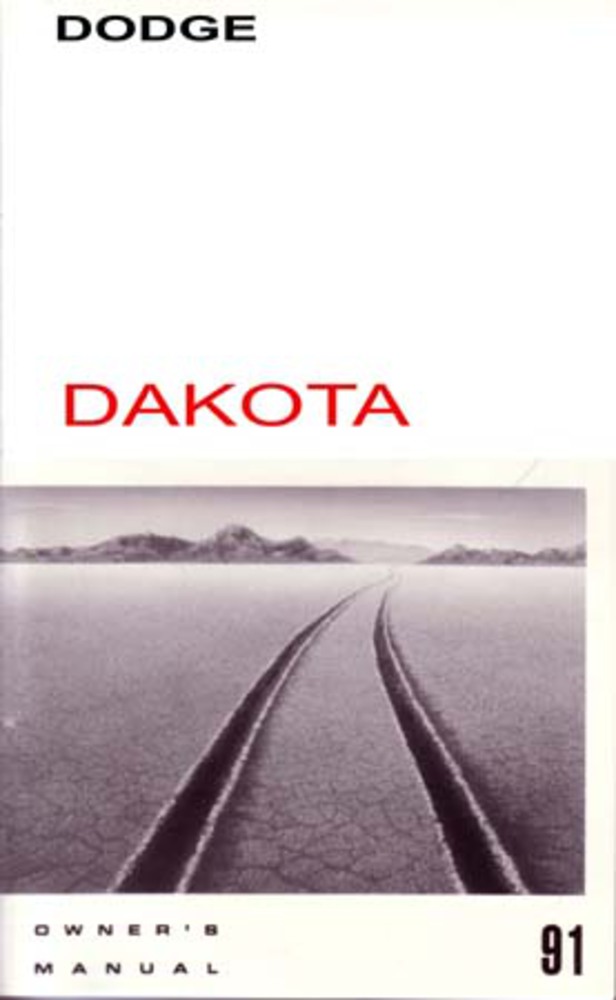 1991 Dodge Dakota Owners Manual User Guide