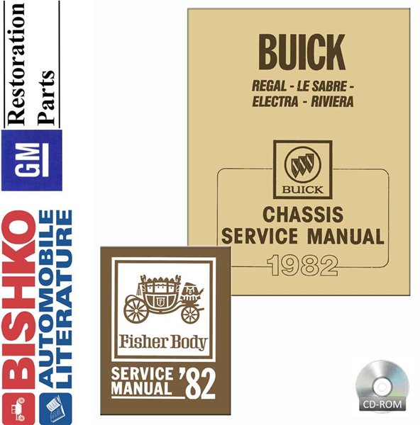 1982 Buick ELECTRA, RIVIERA, REGAL FISHER BODY Factory Shop Service Manual
