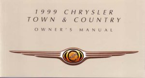 1999 Chrysler Town & Country Owner's Manual