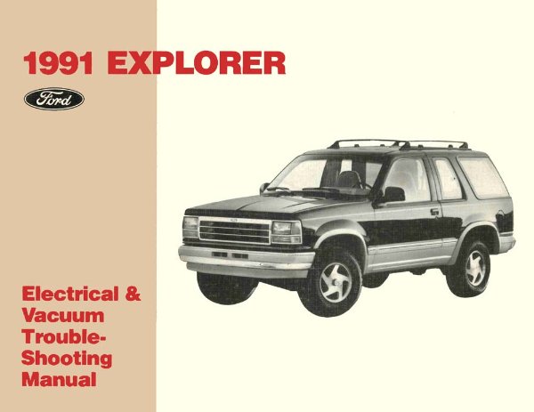 1991 Ford Truck Explorer Wiring Diagrams Manual