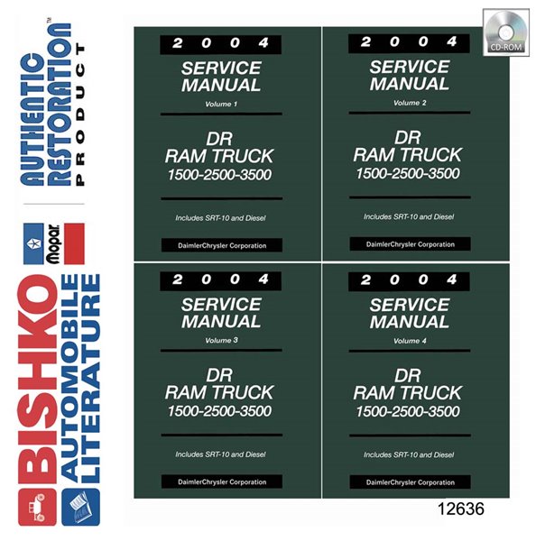 2004 Dodge DR Ram 1500/2500/3500 Truck Factory Shop Service Manual