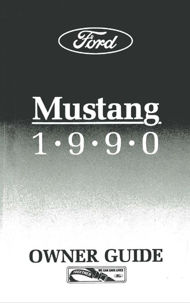 1990 Ford Mustang Owner's Manual