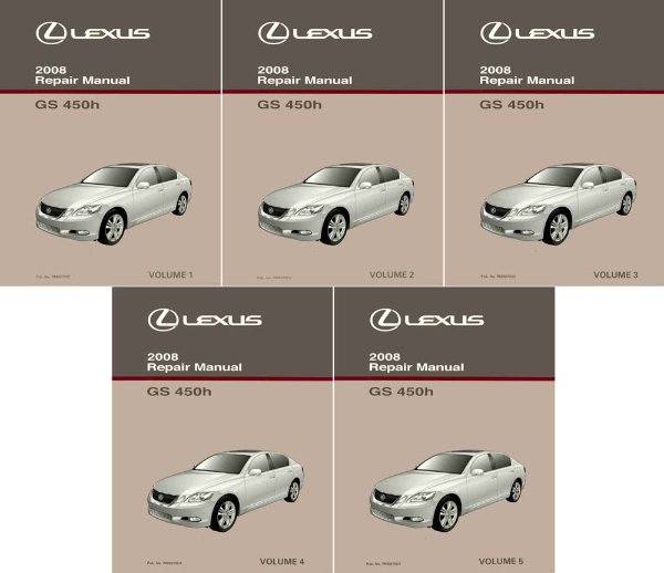 2008 Lexus GS 450h Factory Shop Service Manual