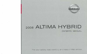 2008 Nissan Altima Hybrid Owner's Manual