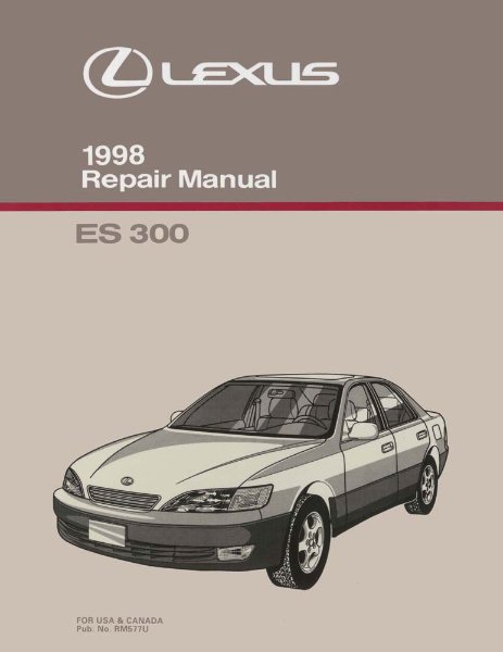 1998 Lexus ES 300 Factory Shop Service Manual