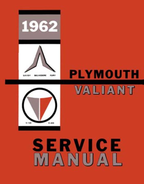 1962 Plymouth All Models Factory Shop Service Manual