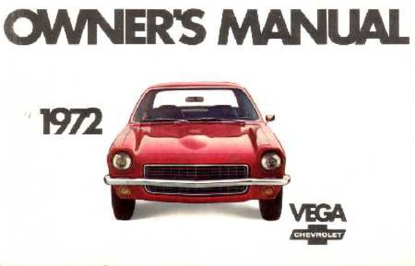 1972 Chevrolet Vega Owner's Manual