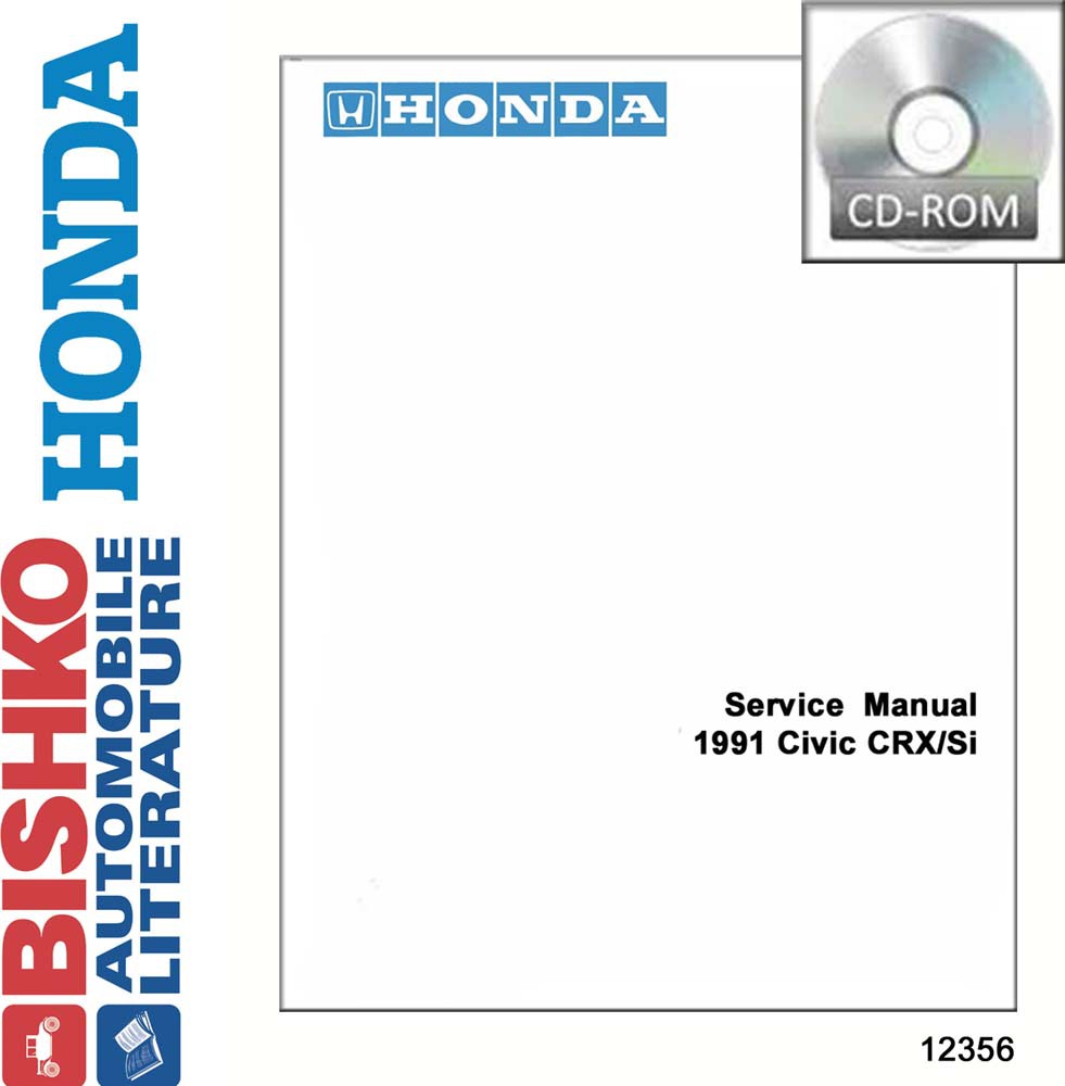 1991 Honda Civic CRX & Si Factory Shop Service Manual