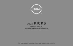 2023 Nissan Kicks Owner's Manual
