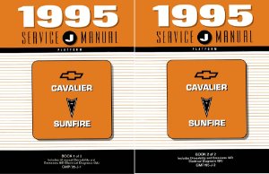 1995 Chevrolet Cavalier, Sunfire Factory Shop Service Manual