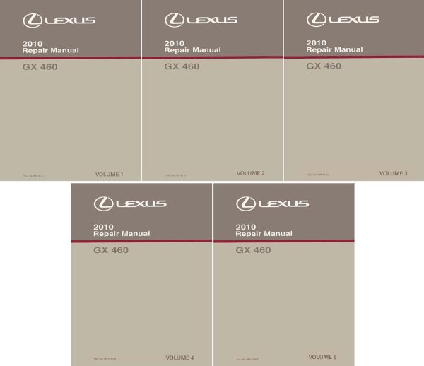 2010 Lexus GX 460 Factory Shop Service Manual
