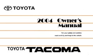 2004 Toyota TACOMA Owner's Manual