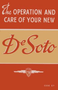 1940 Desoto S-7 Owner's Manual