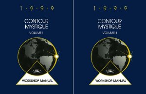 1999 Ford Contour, Mystique Factory Shop Service Manual