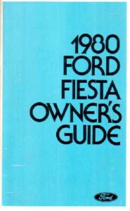1980 Ford Fiesta Owner's Manual