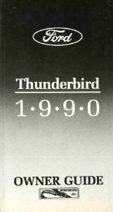1990 Ford Thunderbird Owner's Manual