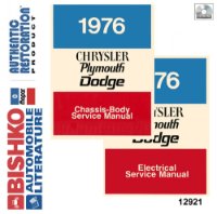 1976 Chrysler Dodge Plymouth Shop Service Repair Manual PDF Engine Wiring sample image