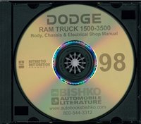 1998 DODGE RAM TRUCK Body, Chassis & Electrical Service Manual sample image