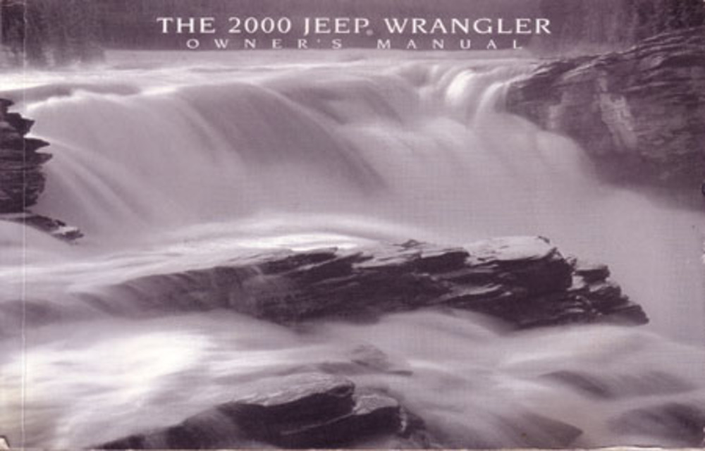 2000 Jeep Wrangler Owner's Manual
