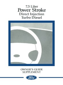 2000 Ford 7.3L DI Turbo Diesel Owner's Manual