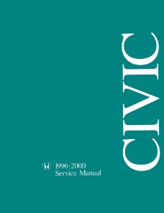 1996–2000 Honda Civic Factory Shop Service Manual