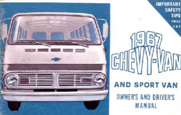 1967 Chevrolet Full Size Van Owner's Manual