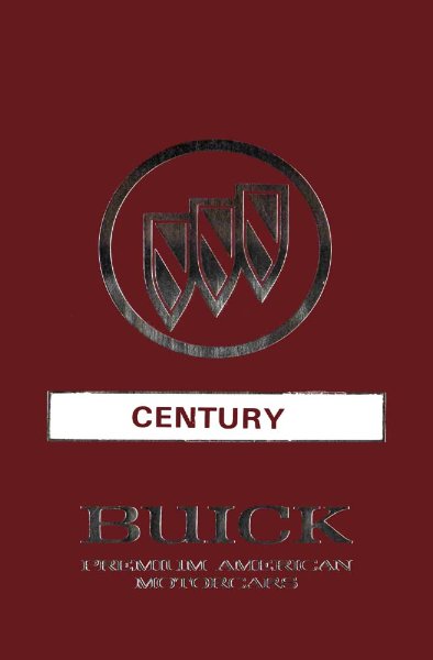 1991 Buick Century Owner's Manual
