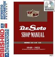 1949-52 DESOTO Body, Chassis & Electrical Service Manual sample image