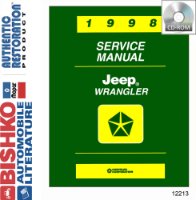 1998 Jeep Wrangler Factory Shop Service Manual sample image