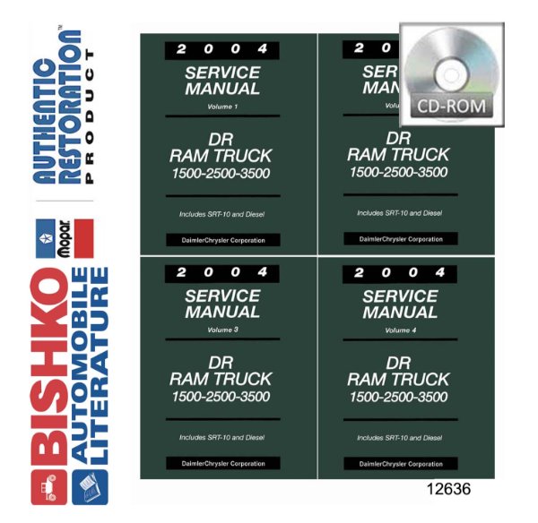 2004 Dodge DR Ram 1500/2500/3500 Truck Factory Shop Service Manual