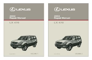 2002 Lexus LX 470 Factory Shop Service Manual